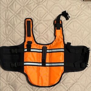 NWOT Meijer Brand Dog Flotation Vest | Orange | Size Small